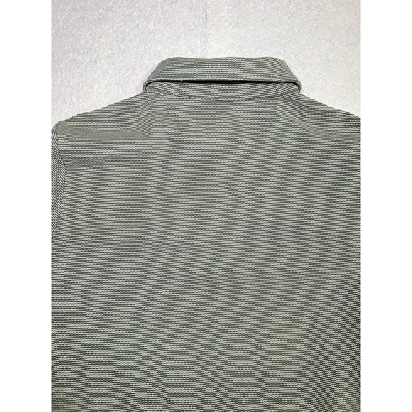 Banana Republic performance Polo Shirt Mens sz L Green Golf Standard fit - Picture 13 of 16